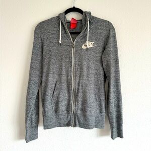 Nike gray zip up jacket